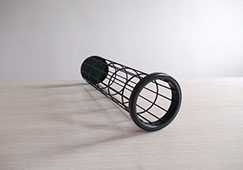 Cage with organic silicon powder coating